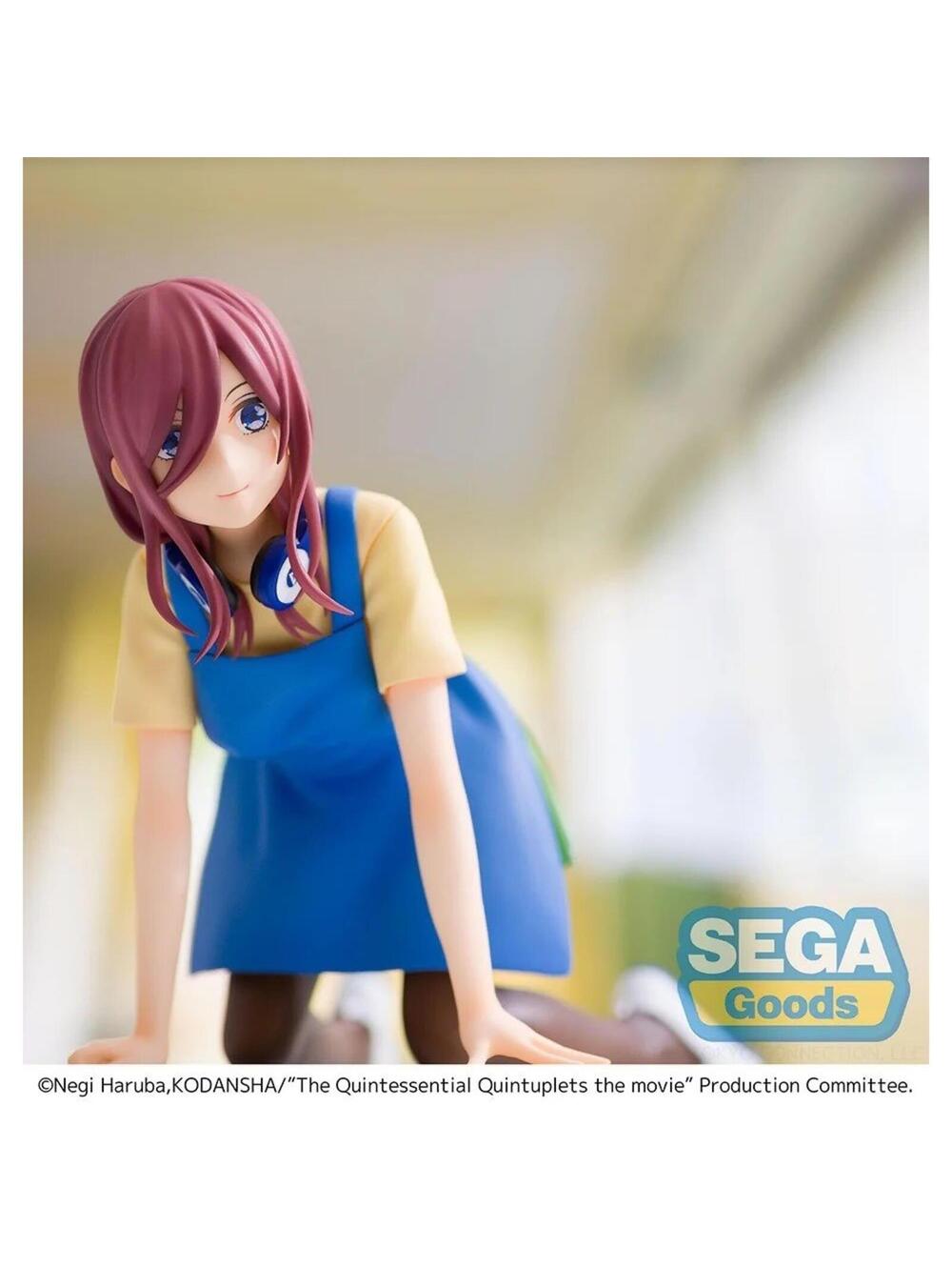 SEGA Miku Nakano Figure The Quintessential Quintuplets Movie NIB US Seller